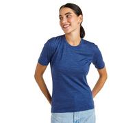 Merino.tech Camiseta Termica Lana Merino Mujer - Ropa Interior Base Layer 100% Lana Merino para Mujer (X-Large, Chicago Blues Crewneck)
