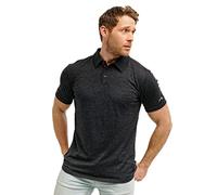 Merino.tech Polo Lana Merino para Hombre - Camiseta Lana Merino 100% Ropa de Hombre Transpirable Anti Olor (XX-Large, Charcoal Grey Polo)