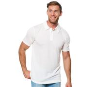 Merino.tech Polo Lana Merino para Hombre - Camiseta Lana Merino 100% Ropa de Hombre Transpirable Anti Olor (White Off Polo, Medium)