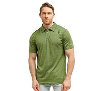 Merino.tech Polo Lana Merino para Hombre - Camiseta Lana Merino 100% Ropa de Hombre Transpirable Anti Olor (Large, Olive Green Polo)
