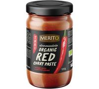 MERIT-O Pasta de curry orgánica, roja - 1 x 120 g