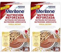 Meritene, Cereales Instantáneos en Polvo para Papilla, Sabor Cacao, Comida Preparada Nutritiva, Para la Alimentacion de Adultos con Disfagia y Dificultades para Masticar, 2 Sobres, 300 gr