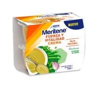 Meritene Fuerza y Vitalidad Crema - Verduras - Pack de 2 x 200 ml | Crema Hiperproteica Sabor Verduras | Lista para Tomar | Con Proteínas
