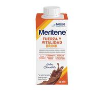 Meritene Fuerza y Vitalidad Drink Sabor Chocolate | 6 Unidades x 180ml | Con proteínas, calcio y vitamina D · Reduce el cansancio · Bajo en calorías