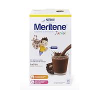 Meritene Junior |Suplemento Alimenticio en Polvo |Batido con Proteínas Vitaminas y Minerales| Sabor Chocolate| Refuerza el Sistema Inmunitario| Correcto Desarrollo y Crecimiento| 15 sobres | 30 gr