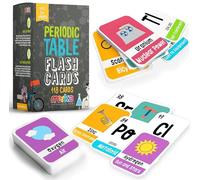 merka Periodic Table of Elements for Kids es una Atractiva Herramienta educativa Que Incluye 118 Tarjetas didácticas Que enseñan Ciencia y química.