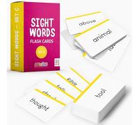 merka Tarjetas de lectura de palabras - Herramienta de vocabulario autónomo para Pre-K, Kindergarten, 1st, 2nd & 3rd Graders - Diseñado para ayudar a los niños a aprender a leer y reconocer las primeras palabras - Establecer C (150 Palabras)