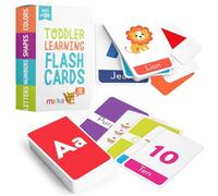 merka Tarjetas Flash para niños pequeños, Tarjetas Flash del Alfabeto para niños pequeños, Juego de 58 Letras, Colores, Formas y números, Juguetes de Aprendizaje, Tarjetas educativas preescolares
