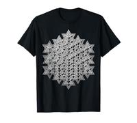 Merkaba Tetraedro Geometría Sagrada Fractal Patrón Místico Camiseta