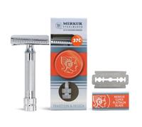 Merkur Maquinilla de Afeitar Clásica Slant Bar 37C, Cromado, 90 g (Paquete de 1)