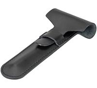 MERKUR Funda de piel negra 5002 | Accesorios de afeitado | Ideal para el afeitado en húmedo | Piel de vacuno | Fabricado en Alemania, Negro , 1 stück (1er Pack), Tradicional