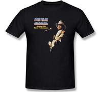 Merle Haggard 40 Greatest Hits Man's Cotton Short Sleeve Mens T-Shirt Fashion Shirts, Negro , XXL