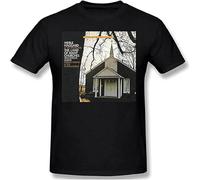 Merle Haggard Land of Many Churches Men Cotton Short Sleeve T Shirt Fashion Black M