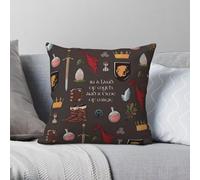 Merlin A Time Of Magic - Funda de almohada cuadrada de poliéster y lino y terciopelo, funda de almohada decorativa creativa para sofá, sillón, 45,7 cm