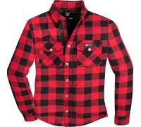 Merlin Axe Camisa de moto, negro/rojo, Talla M