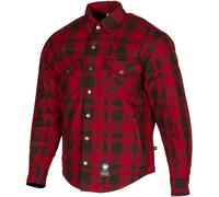 Merlin Axe Hydro Kevlar Camisa de moto impermeable, rojo, tamaño 2XL para Hombres