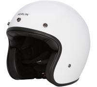 Merlin Blackbird Gloss Casco a reacción, negro, tamaño M para Hombres