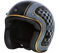 Merlin Blackbird Racer Casco jet, negro, tamaño 2XL para Hombres