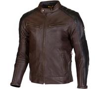 Merlin Chase II D3O Chaqueta de cuero para moto, negro-marrón, tamaño 48 para Hombres