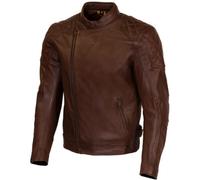 Merlin Chester D3O Cafe Chaqueta de cuero de motocicleta, marrón, tamaño XL para Hombres