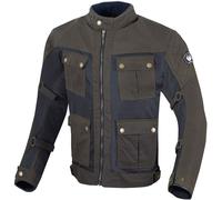 Merlin Chigwell Utility Chaqueta encerada en motocicleta, verde, tamaño S para Hombres