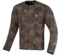 Merlin Covert Camo Chaqueta encerada de la motocicleta, marrón, tamaño S para Hombres