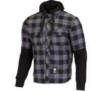 Merlin Deadwood Sudadera de moto, negro/gris, Talla 2XL