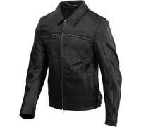 Merlin Kingsbury D3O Chaqueta de cuero para moto, negro, tamaño XL para Hombres