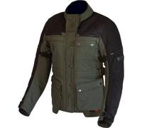 Merlin Mahala D3O Explorer Chaqueta textil de motocicleta para damas, negro-verde, tamaño M para Mujer