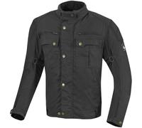 Merlin Perton Chaqueta encerada para motocicleta, negro, tamaño M para Hombres
