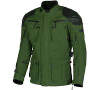 Merlin Sayan D3O Chaqueta textil de motocicleta, negro-verde, tamaño XL para Hombres