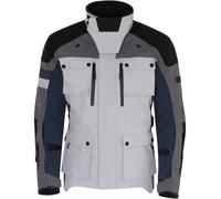 Merlin Solitude D3O Chaqueta textil de motocicleta, gris-azul, tamaño S para Hombres