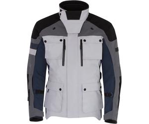 Merlin Solitude D3O Chaqueta textil de motocicleta, gris-azul, tamaño XL para Hombres