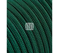 Merlotti 20338 - Cable eléctrico redondo H03VV-F 2 x 0,75, verde petróleo, 3 m