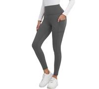 Merlvida Leggins Deportivos Mujer con Bolsillos Mallas Deporte Cintura Alta Opaque Leggings Push Up Elásticos Mayas Deportivas Pantalones Ropa Deporte para Yoga Fitness Gym