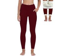 Merlvida Leggins Termicos Mujer Invierno Forro Polar Grueso Mallas Termicas Deporte Push Up Pantalones Termicos Cintura Alta Leggings Mujer Calientes Elásticos Mayas Ropa Termica Yoga Correr Fitness