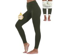 Merlvida Leggins Termicos Mujer Invierno Forro Polar Grueso Mallas Termicas Deporte Push Up Pantalones Termicos Cintura Alta Leggings Mujer Calientes Elásticos Mayas Ropa Termica Yoga Correr Fitness