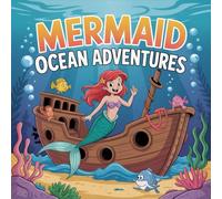 Mermaid Adventures Ocean Coloring Book for Kids Ages 2-8: Bold Line Improve Fine Motor Skills For Kids Big Coloring Pages Travel Activity Calm And ... Line Improve Fine Motor Skills For Kid