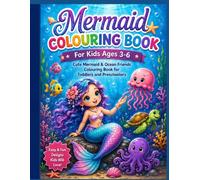 Mermaid and the Octopus Coloring Book for Kids Ages 3-6: Fun and Easy Mermaid, Dolphin, Turtle, Octopus & Sea Animal Coloring Pages with Coloring Guide to Inspire Creativity and Fine Motor Skills
