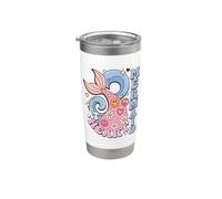 Mermaid At Heart Ocean Lover Coastal Beach Vibes Vaso térmico de acero inoxidable de doble pared