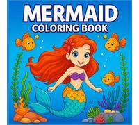 Mermaid Coloring Book: Easy & Cute designs for kids!