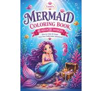 Mermaid Coloring Book for Girls: 45 Big & Easy Mermaid Coloring Pages | Magical Underwater Adventures, Cute Sea Friends & Ocean Fun