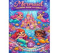 Mermaid Coloring Book for Girls: A Cute Coloring Book for Kids and Adults