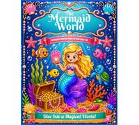 Mermaid Coloring Book for Girls Ages 6-10: 40 Cute and Magical Mermaid Coloring Pages - Fun, Easy and Relaxing Ocean Adventure for Kids