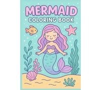 Mermaid Coloring Book for Kids | 50 pages Mermaid Coloring |: 50 Fun & Magical Mermaid Designs for Girls Ages 4-8 | Cute Underwater Scenes, Seashells, Dolphins & More (Children Activity Book)