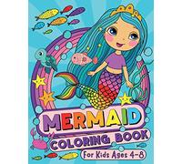 Mermaid Coloring Book: For Kids Ages 4-8 (US Edition) (Silly Bear Coloring Books)
