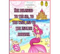 Mermaid coloring books: for girls 4-8