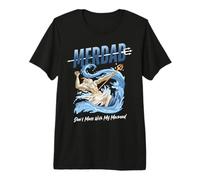 Mermaid Daddy Funny Family Matching Daughter Birthday Girl Camiseta Premium