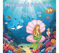 Mermaid Friends: Fun and simple coloring book