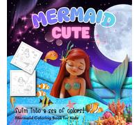 Mermaid Fun and Magical Coloring Book For Kids Ages 4-8: Perfect Gift for Girls Who Love Mermaids and Ocean Life”